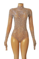 "Diva" Crystal Rhinestone Dance Costume