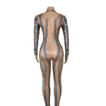 "Joan" sequins performance bodysuit